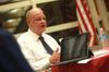 Arizona Superintendent of Public Instruction Tom Horne speaking at a press conference, advocating for the Trans Student Athlete Ban.
